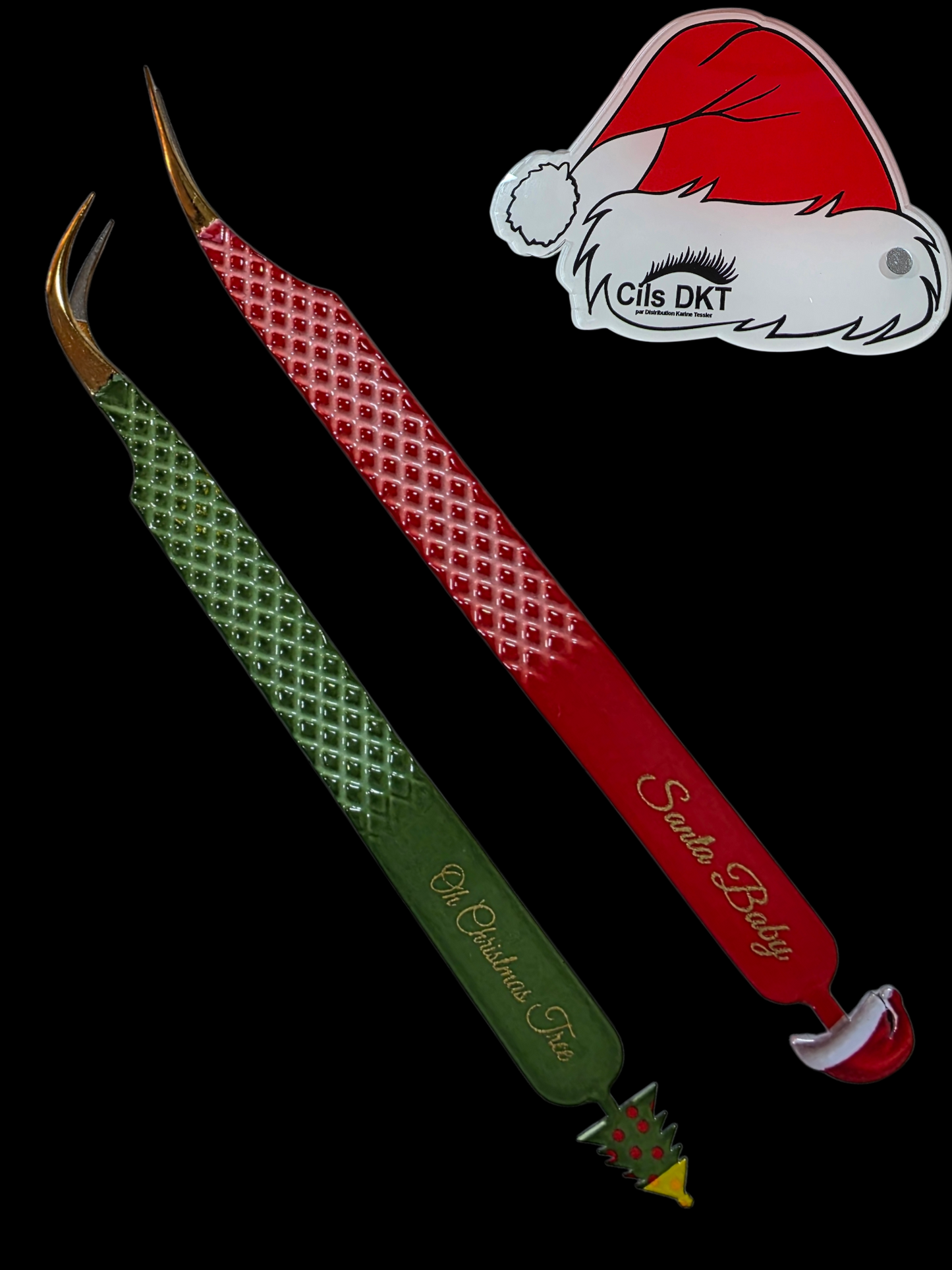 Pinces Collection Noel / Christmas Collection Tweezers Fiber Tip