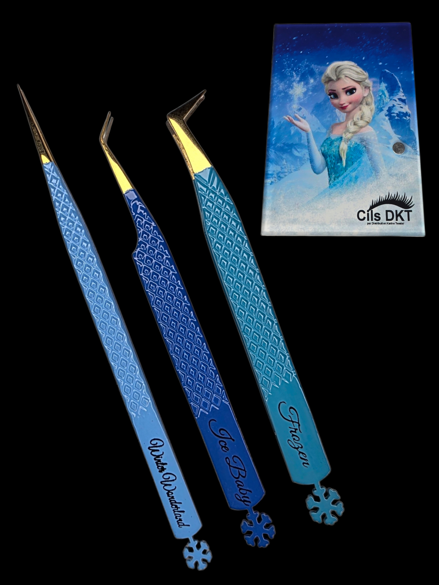 Pinces Collection Hiver / Winter Collection Tweezers Fiber Tip